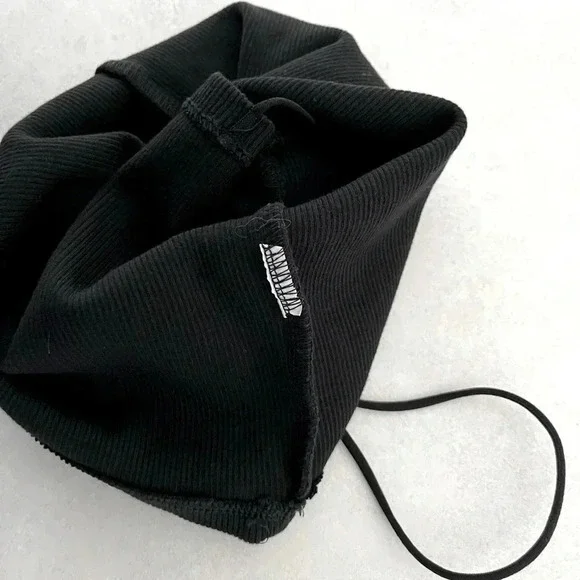 Zara/💰2 FOR $10💰Black ribbed crop top/ Size US S - Picture 9 of 9